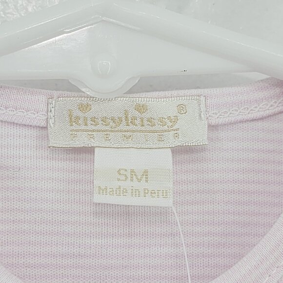 Kissy Kissy Pima Cotton Stripes Embroidered Puppy Converter Gown - Picture 6 of 10